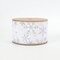 LaRibbons 2 1/2" Wired Ribbon | "Glitter Snowflake" White/Silver | 10 Yard Roll